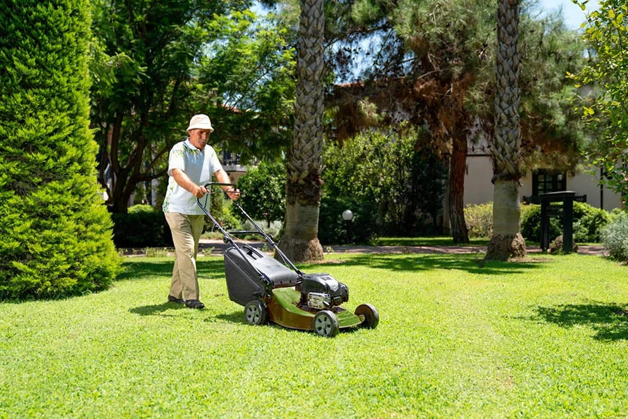 best rated battery lawn mower