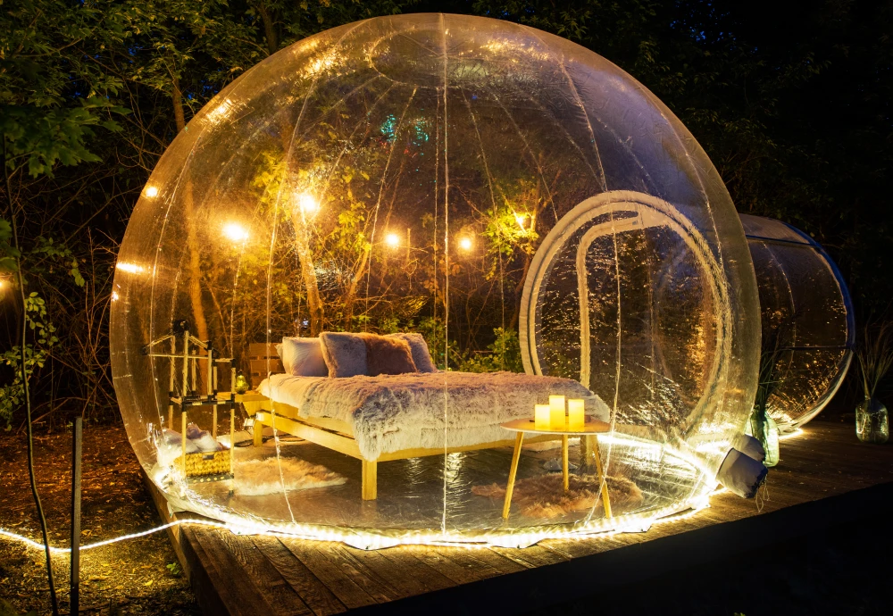 clear bubble tent